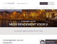 Tablet Screenshot of indexpeople.nl